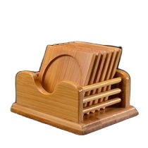 Platos para servir té o café de Color marrón de esquina dorada, posavasos hechos en madera/alfombrillas, posavasos para servir té de pago, manteles individuales, alfombrilla de escritorio - Product Image 3