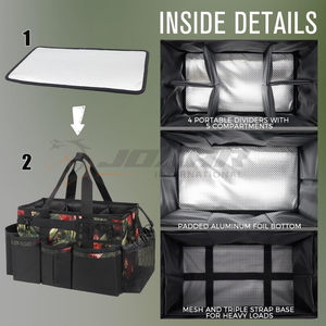 Bolsa de viaje para aseo de caballos con agarre cómodo e interior resistente al agua para un fácil transporte de suministros de aseo a la venta - Product Image 2