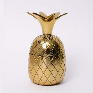 Best Quality Metal Pineapple Shape Wax Filled Candle at Reasonable Price From India - Product Image 5
