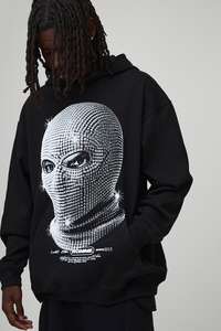 Nouvel arrivage de sweat-shirt à capuche pour hommes avec strass épaissir surdimensionné couleur noire sweat à capuche personnalisé unisexe chez Fratres Sports - Product Image 2