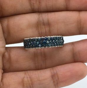 Bague à motif floral en grappe de diamants blancs naturels de 0,56 ct, coupe ronde en argent sterling pour anniversaires - Product Image 2