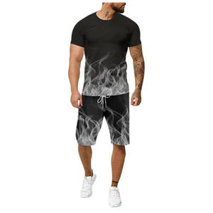 Ensemble d'uniformes de football américain pour jeunes garçons 7v7 Maillots de compression sublimés 7-on-7 Tops à manches courtes Shorts Techniques imprimées - Product Image 1