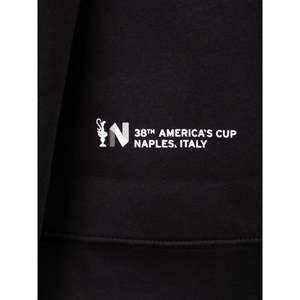 America's Cup 38 SINCE1851 Felpa 100% Cotone French Terry Nera con Stampa Serigrafica - Product Image 3