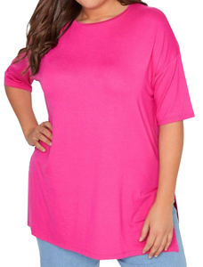 Camiseta de algodón de talla grande 100% para mujer Estilo informal de alta calidad OEM Diseño personalizado Patrón de dibujos animados Lentejuelas Venta al por mayor Proveedores BD - Product Image 6