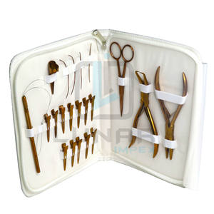 ชุดเครื่องมือสำหรับต่อผมไมโครลิงค์นวัตกรรมสีโรสโกลด์ออกแบบโลโก้ได้ตามต้องการ - Product Image 1