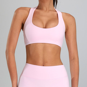 สปอร์ตบราเซ็กซี่เปิดหลังระบายอากาศได้ดีคอลูกเรือสำหรับผู้หญิงขนาดใหญ่พิเศษ - Product Image 5