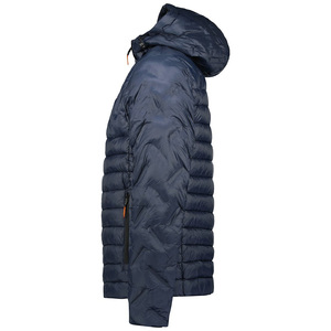 Veste respirante à capuche zippée de haute qualité pour hommes Veste d'hiver matelassée à la mode avec logo personnalisé - Product Image 5