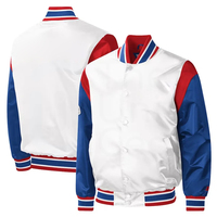 Chaqueta Bomber de Alta Calidad para Hombre, Estilo Universitario de Béisbol, Cuello Alto, Ropa Deportiva Personalizada, Secado Rápido y Transpirable