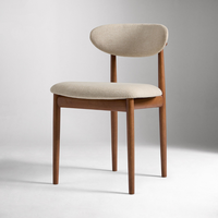 Chaise de salle à manger moderne et luxueuse rembourrée pour salle à manger, mobilier scolaire et hôtelier