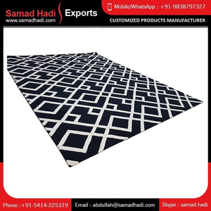Tapis touffeté en laine de haute qualité avec motif rond brodé au design géométrique pour cuisine chambre salon porte prix - Product Image 2