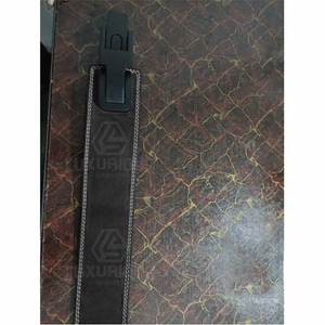 เข็มขัดหนังวัวยกน้ำหนักแบบสปอร์ตสุดหรูหนา10มม. 4นิ้วสำหรับงานหนักแข็งแรงกันลื่นขนาดบวกอุปกรณ์ออกกำลังกาย - Product Image 5