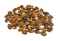 Pierre précieuse naturelle œil de tigre, cabochon, formes variées, polie, pour la fabrication de bijoux, pierre minérale brune, effet œil de chat, pierre précieuse en vrac