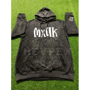 เสื้อฮู้ดซิปเต็มตัวผ้าฟลีซคอตตอนหนานุ่ม ระบายอากาศได้ดี สำหรับผู้ชายไซส์ใหญ่ รับผลิตตามสั่ง (OEM) ขายส่ง พร้อมสกรีนโลโก้ สำหรับฤดูหนาว - Product Image 3