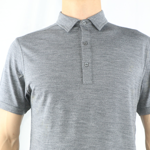 เสื้อโปโลผ้าตาข่ายระบายอากาศแขนสั้นสำหรับผู้ชายเสื้อโปโลปักโลโก้เสื้อยืดกอล์ฟพิมพ์ลายเสื้อโปโล - Product Image 5