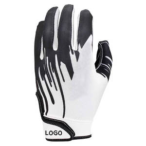 Gants de football américain personnalisés imprimés, respirants, à séchage rapide, en polyester, avec protection UV, antidérapants et imperméables - Product Image 5