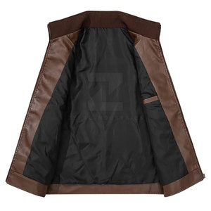 Chalecos de cuero transpirables de invierno informales para hombres de calidad superior: colores y tamaños personalizados, precio al por mayor, último diseño 2025 - Product Image 3