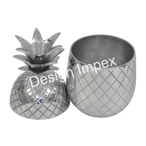 Bạc dứa <span class=keywords><strong>Ice</strong></span> Bucket bar và Pub Counter trang trí Champagne chai đứng trang trí cao cấp phong cách rượu vang mát trong Nickel - Product Image 3