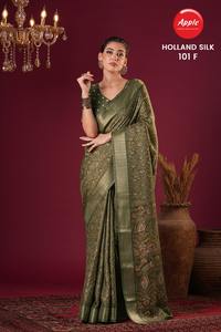 ส่าหรีผ้าไหมโคธาแท้พิมพ์ผ้าบาติกงานฝีมือแบบดั้งเดิมที่อุดมไปด้วยผ้าไหมเรียบงานศิลปะแบบดั้งเดิม - Product Image 6