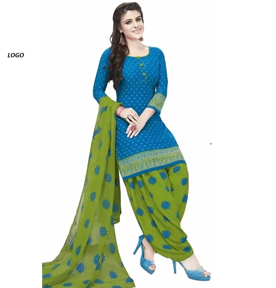 Collections de style indien et pakistanais avec travail de broderie Salwar Kameez costume pour femmes robe lourde de style musulman