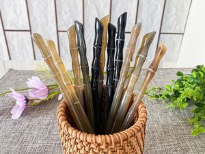 ACCESSOIRES DE CHEVEUX EN CORNE DE BUFFLE POLI FAIT À LA MAIN Fourchette À Cheveux Bâton Barrettes Clips pour Bijoux Matiss Coiffure - Product Image 3