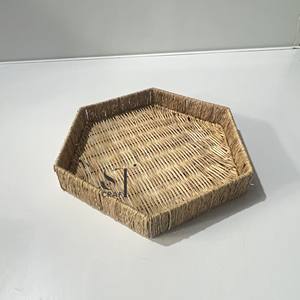 High Quality Rattan <b>Tray</b> Handmade Natural Wicker Serving <b>Trays</b> Decorative <b>Trays</b> Tableware Manufacturing in Vietnam - Product Image 2
