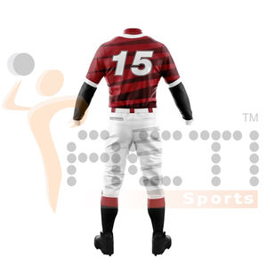 Venta caliente sublimación uniformes de béisbol ropa de hombre barata Softball Jersey y pantalones conjunto de 2 piezas - Product Image 3