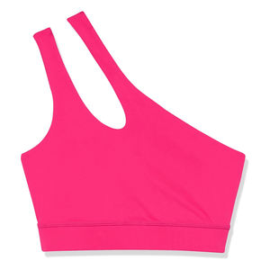 Sujetador deportivo para mujer superventas, de un hombro a la moda diseño sencillo, ropa de Entrenamiento Deportivo Superior, venta en línea - Product Image 6