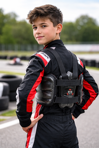 Gilet de protection de la cage thoracique pour karting |   Unisexe Adultes |   Été/Hiver Tout au long de l'année |   Vêtements de sport pour karting en % nylon Australie États-Unis - Product Image 2