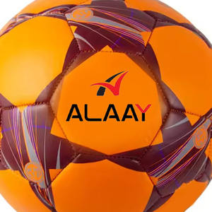Alaay Customizable Size 4/5 Durable Soccer Ball Machine Stitched Leather with OEM Logo Wholesale <b>Football</b> Foamed PU Match Use - Product Image 2
