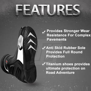 Botas de Motociclismo de Cuero Premium para Hombre, para Conducción Urbana, Turismo y Motociclismo de Larga Distancia - Product Image 4