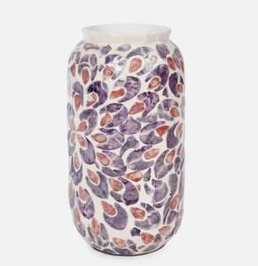 Vente chaude vases MOP modernes pour la décoration vase à fleurs de luxe incrustation de nacre fabriqué et vendu en gros de l'Inde - Product Image 1