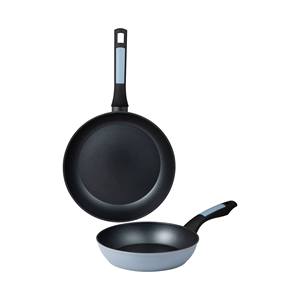 Set di 2 padelle 2026cm in alluminio pressofuso + pentola con coperchio 25.5x12cm (5L) in ghisa, blu, NOIA San Ignacio - Product Image 6