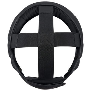 Factorys หมวกชกมวยกึ่งเปิดปรับได้ทนทานระบายอากาศได้ดีปรับแต่งได้สำหรับฝึกศิลปะการต่อสู้ - Product Image 5