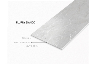 กระเบื้องพอร์ซเลน Modern Europe Flurry Bianco ขนาด 600x1200 มม. หนา 9 มม. ผิวด้านกันลื่น ลายเรียบเนียน ป้องกันแบคทีเรีย เหมาะสำหรับบ้านและวิลล่า - Product Image 3