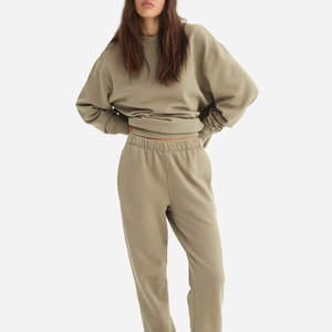 Sudaderas con Capucha y Cuello Redondo de Felpa Lavada para Mujer, Talla Grande, Invierno, OEM - Product Image 4