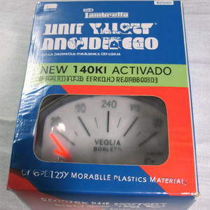 มาตรวัดความเร็ว 140 กม. ใหม่สำหรับรถมอเตอร์ไซค์ Lambretta GP DL200 วัสดุพลาสติกทนทาน - Product Image 2
