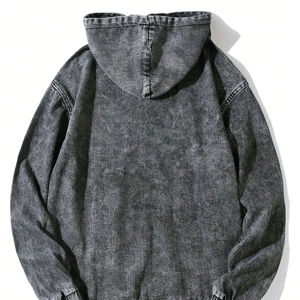 Chaqueta de mezclilla con capucha de otoño para hombre, abrigo vaquero de Hip Hop, chaqueta vaquera informal de calle para hombre y mujer, sudaderas con capucha - Product Image 1