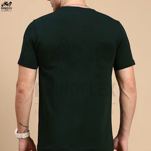 Nouvel Arrivage T-shirt Homme Imprimé Numérique Uni Tissu Toile Haute Qualité Respirant Coupe Classique - Product Image 2