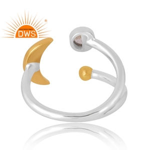 Latest Design 925 Sterling Silver Natural <b>Labradorite</b> Gemstone <b>Ring</b> Custom Jewelry For Women Gift For Her - Product Image 2