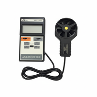 Anémomètre numérique portatif Lutron Mark avec écran LCD numérique, batterie 9V, matériau ABS