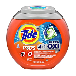 Tide PODS 4 en 1 Ultra Oxi, lessive en dosettes, haute efficacité (HE), 61 unités - Product Image 4