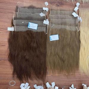 Extensión de cabello de lujo superior, cabello vietnamita liso Natural, cierre de color, encaje Frontal humano para extensiones de cabello, pelucas - Product Image 5