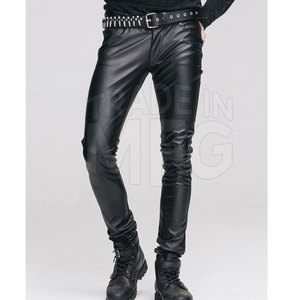 Pantalon en cuir pour homme de haute qualité, design personnalisé, imperméable, respirant, taille mi-haute, léger, épais, pour l'hiver - Product Image 4
