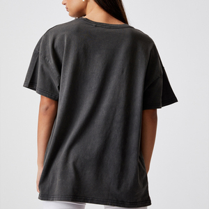 Camiseta con estampado de letras para mujer, venta al por mayor o personalizada, ropa de cáñamo OEM/ODM - Product Image 5