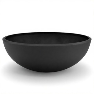 EmberStone Vintage Style Firepit in Blackened Steel Form for Outdoor Garden Patio Heating <b>Camping</b> and Decoration Use - Product Image 1