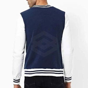 Chaqueta Universitaria de Invierno para Hombre con Logotipo Personalizado, Cuello Alto y Logotipo Frontal, Colores y Tallas Personalizables de Alta Calidad - Product Image 3