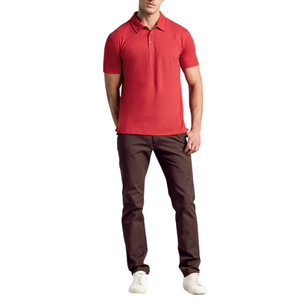 Mens Solid <b>Half</b> Sleeve Polo <b>Shirt</b> Customizable 100% Cotton Premium Quality Polo <b>Shirt</b> Mens Regular Fit Red Color Polo <b>Shirt</b> - Product Image 6