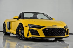 (W&T) PROMOCIÓN Venta de Auto Usado Audi R8 Spyder 2020 Convertible de 2 Puertas con Tracción en las Cuatro Ruedas (5.2L 10 cilindros 7AM) Color Amarillo Vegas - Product Image 5