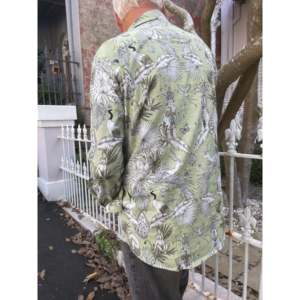 Camisas Casuales con Estampado de Jungla, Colección SAGE, Tela Popelina, Transpirable, para un Uso Diario Cómodo - Product Image 3