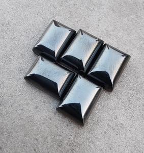 Grado superior 100% hematita natural forma rectangular cabujón parte posterior plana calibrado 3A + Fabricación de joyas de calidad piedras preciosas genuinas OEM - Product Image 5